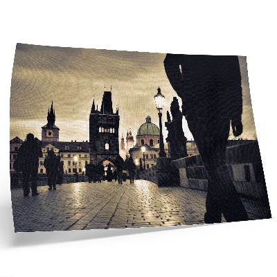 Poster kunstdruck Gotische Türme, Brückendurchgang im Inneren