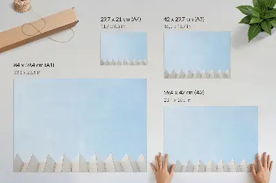 Kunstdruck Poster mit moderner Architektur und minimalistischen Linien