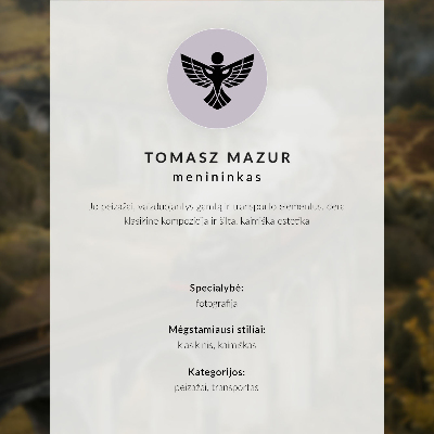 Kunstdruck poster Łódź Bergpanorama Klima Nostalgie