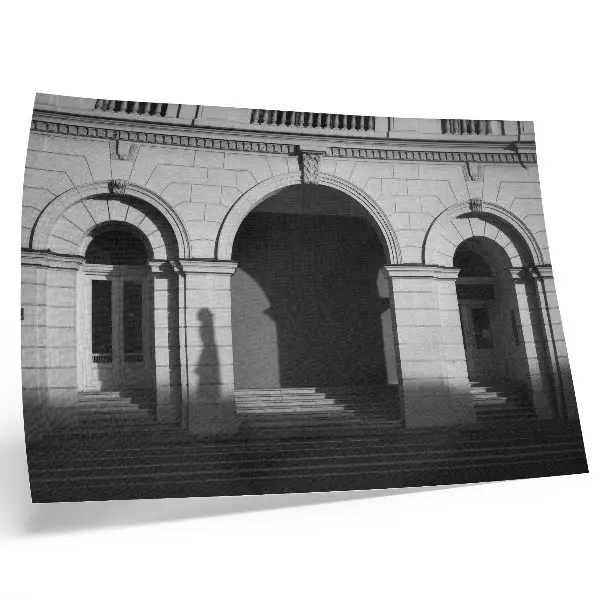 Poster elegante Architektur mit klassischen Bögen und Schatten