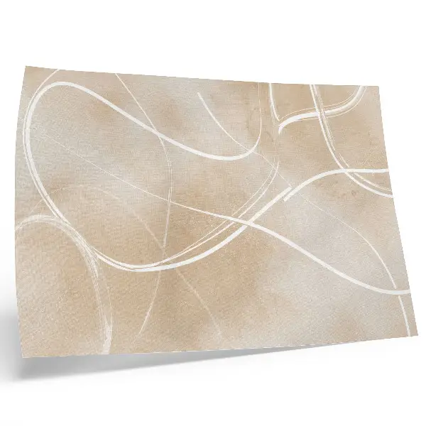 Poster harmonische Linien, zarte Farben und Frieden