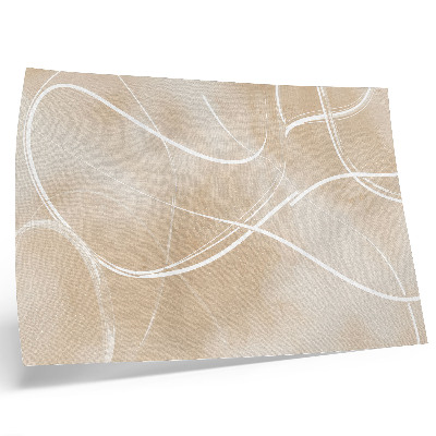 Poster Harmonische Linien, zarte Farben, Frieden