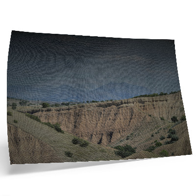 Poster kunstdruck Weite Täler, Klippen, Berge – Naturlandschaft