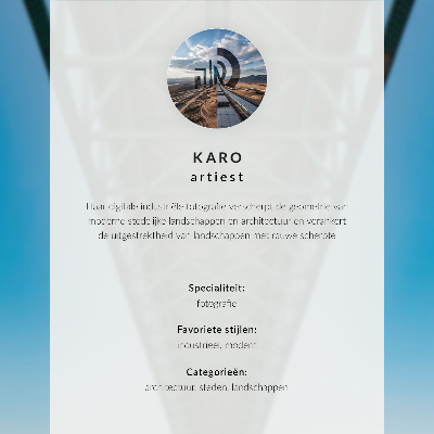 Kunstdruck poster Beeindruckende Wolkenkratzer und eine elegante Brücke über den Fluss