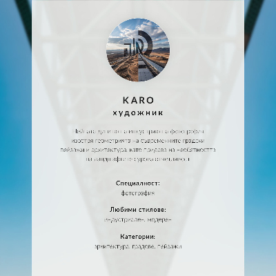 Kunstdruck poster Beeindruckende Wolkenkratzer und eine elegante Brücke über den Fluss
