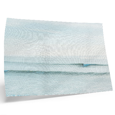 Poster Ozeanwellen, Surfer, Ruhe, Minimalismus