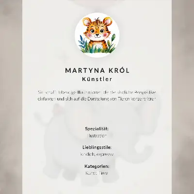 Hundeillustration Kunstdruck gemütliches Motiv in warmen Farben mit feinen Details
