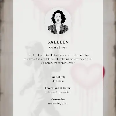 Poster schwarz-weißes Mädchen mit Hund und Herz
