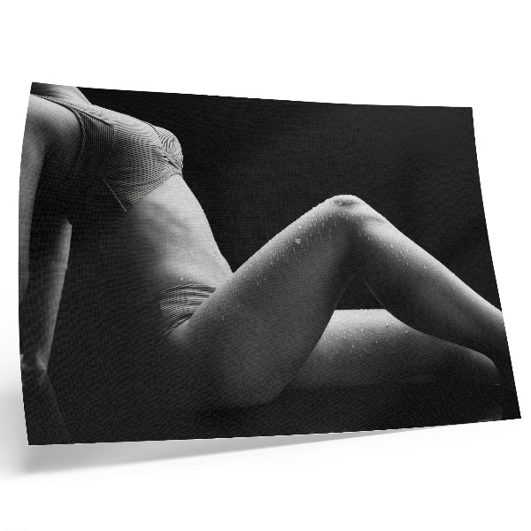 Poster kunstdruck Schwarz-Weiß-Ästhetik mit einer harmonischen Komposition
