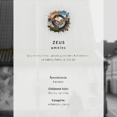 Kunstdruck poster Kanal, Brücke, Bäume, Gebäude, Fahrrad, Blumen
