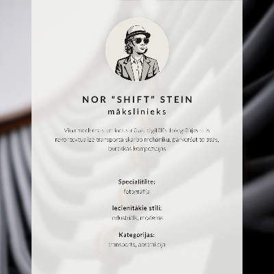 Poster Flugzeugflügel mit dynamischer Perspektive