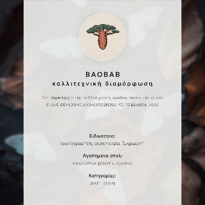Poster kunstdruck Orientalische Motive, moderne Blumenkomposition