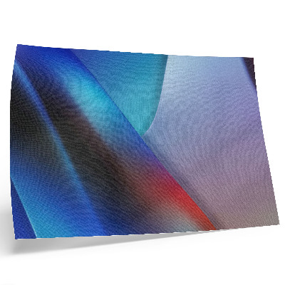 Poster kunstdruck Tiefblaue und violette Töne, verschwommene Übergänge