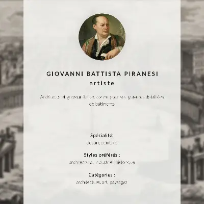 Kunstdruck Der gotische Bogen von Giovanni Battista Piranesi veröffentlicht 1800 bis 1809