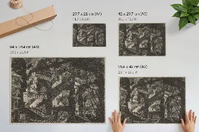 Kunstdruck Der gotische Bogen von Giovanni Battista Piranesi veröffentlicht 1800 bis 1809
