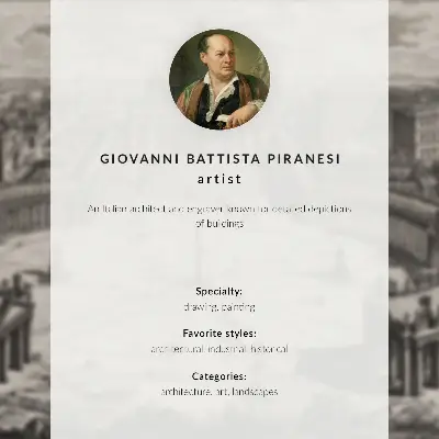 Poster Ansicht des Innenraums der Petersbasilika in der Vatikanstadt von Anonymous und Giovanni Battista Piranesi