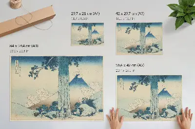 Kunstdruck Poster Die Mishima High Road in der Provinz Kai aus dem Minneapolis Institute of Art