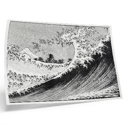 Poster kunstdruck Hundert Ansichten des Berges Fuji (1835) von Hokusai, japanischer Holzschnitt aus der damaligen Zeit
