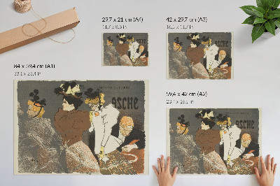 Poster kunstdruck Asche von Théophile-Alexandre Pierre Steinlen
