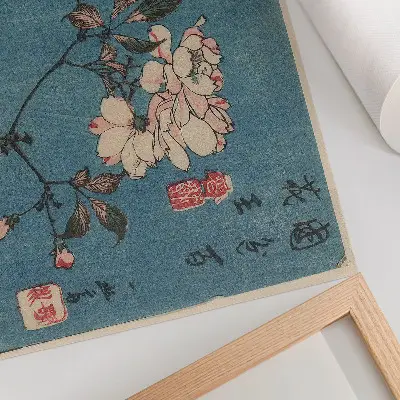 Holzschnitt von Utagawa Hiroshige kunstdruck als Nishiki-e mit Tusche und Farbe auf Papier