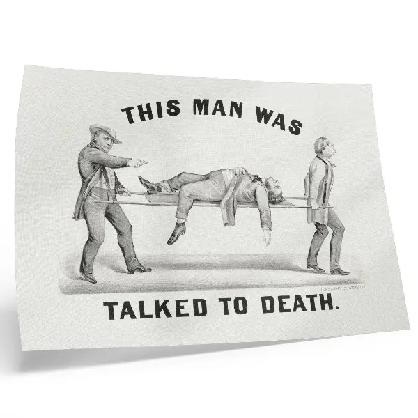 Kunstdruck Poster Dieser Mann wurde zu Tode geredet (1873) als Archivillustration