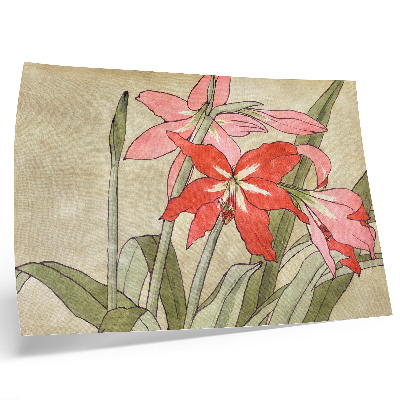 Poster Amaryllis (1915) von Hannah Borger Overbeck