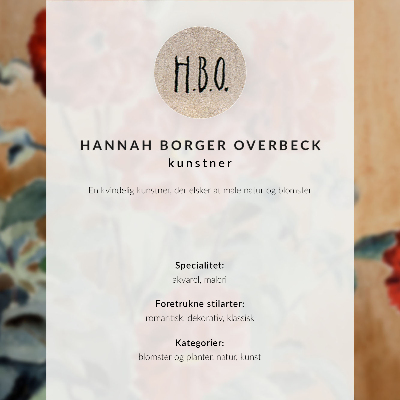 Poster Amaryllis (1915) von Hannah Borger Overbeck