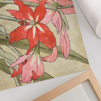 Poster Amaryllis (1915) von Hannah Borger Overbeck