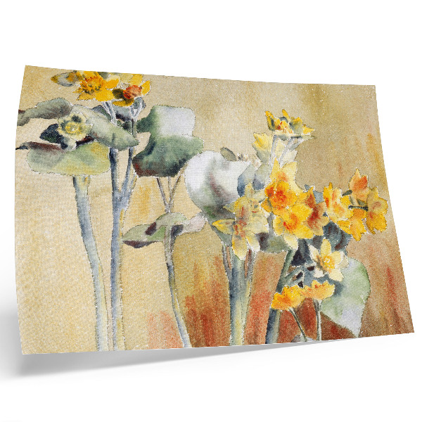 Kunstdruck poster Orangenblüten (1915) von Hannah Borger Overbeck
