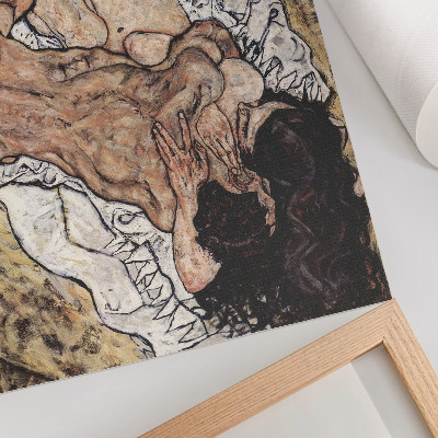 Kunstdruck poster Die Umarmung (1917) von Egon Schiele