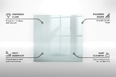 Kaminmatte transparent