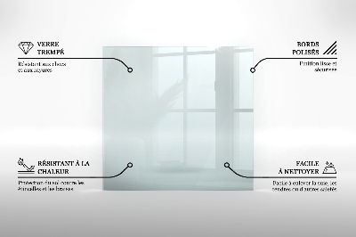 Kaminmatte transparent