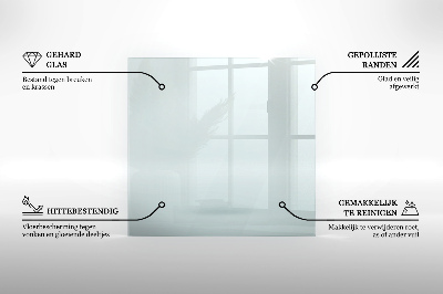 Kaminmatte transparent