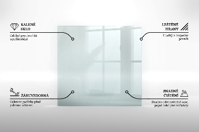 Kaminmatte transparent