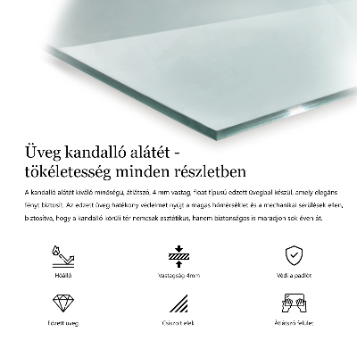 Kaminmatte transparent