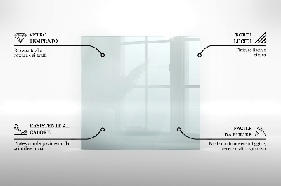 Kaminmatte transparent