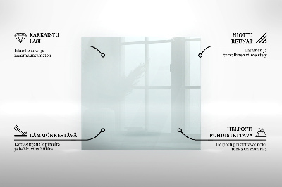 Kaminmatte transparent