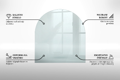 Glasplatte für Kamin transparent