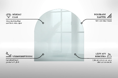 Glasplatte für Kamin transparent