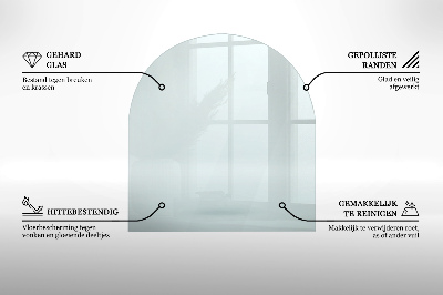 Glasplatte für Kamin transparent