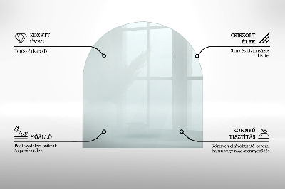 Glasplatte für Kamin transparent