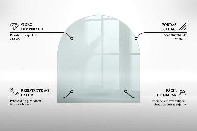 Glasplatte für Kamin transparent
