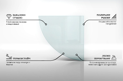 Funkenschutzplatte Glas transparent