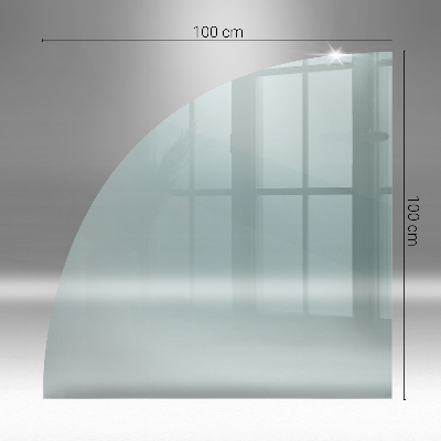 Funkenschutzplatte Glas transparent