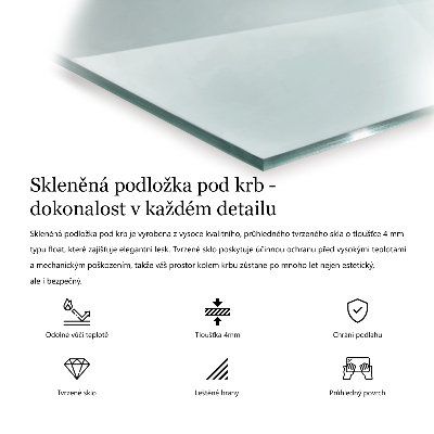 Glasplatte für Kaminöfen sechseckige transparente