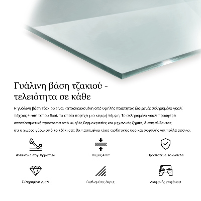 Glasplatte für Kaminöfen sechseckige transparente