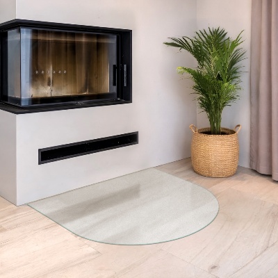 Kamin Glasplatte Semitransparente semiovale