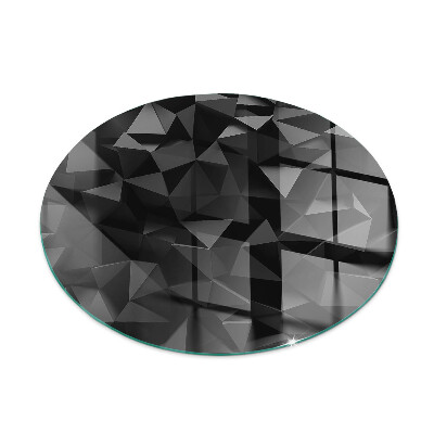 Glasplatte für Kaminöfen rund Dreidimensionale Geometrie