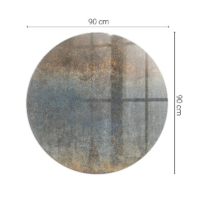 Glasplatte für Kaminöfen rund Abstraktes Texturmuster
