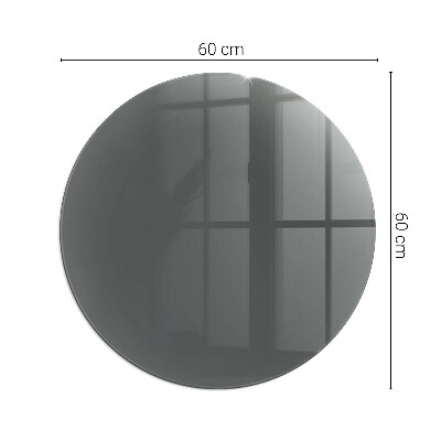 Vorlegeplatte für Kaminöfen rund Farbe Graubraun